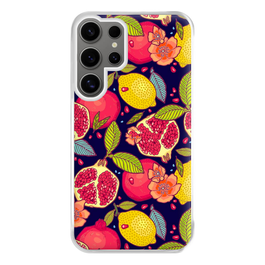 Tropical Garden Pattern Phone Case for Galaxy S24 Ultra