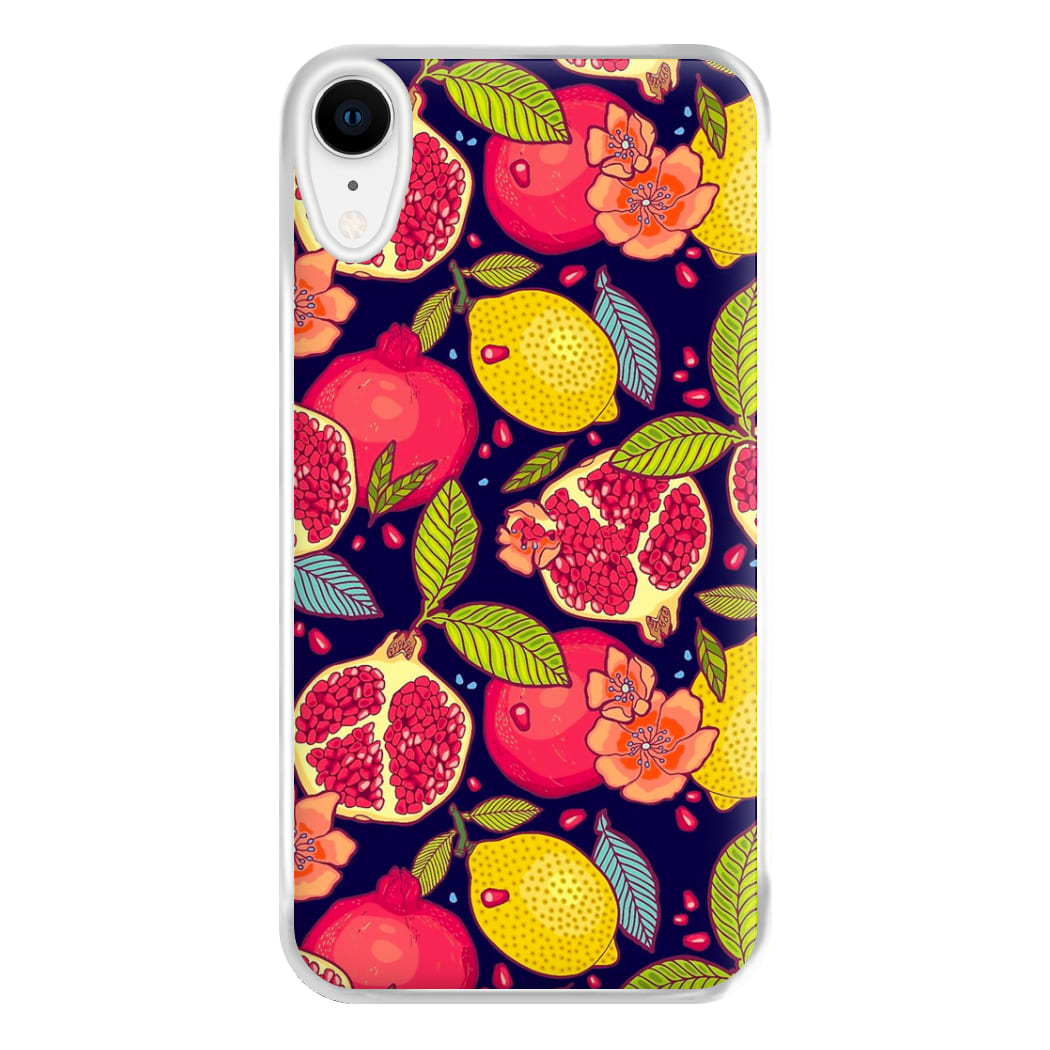 Tropical Garden Pattern Phone Case for iPhone XR