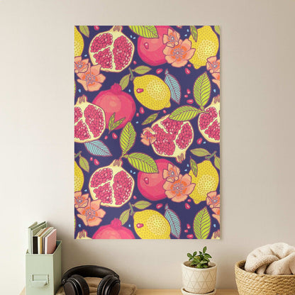 Tropical Garden Pattern Poster