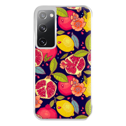 Tropical Garden Pattern Phone Case for Galaxy S20