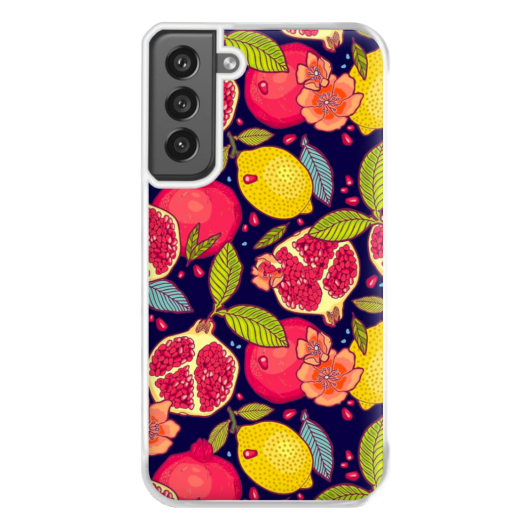 Tropical Garden Pattern Phone Case for Galaxy S21FE