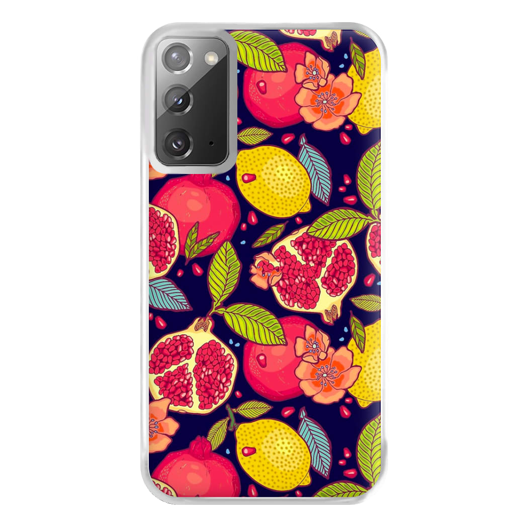 Tropical Garden Pattern Phone Case for Galaxy Note 20 Ultra