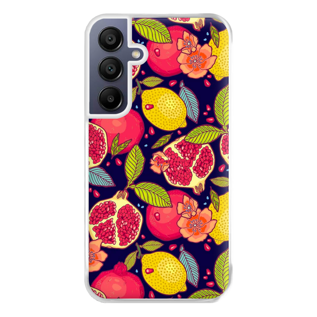 Tropical Garden Pattern Phone Case for Galaxy A16