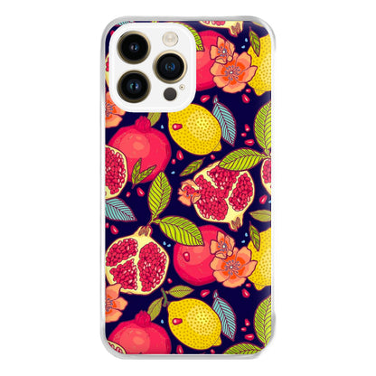 Tropical Garden Pattern Phone Case for iPhone 14 Pro Max