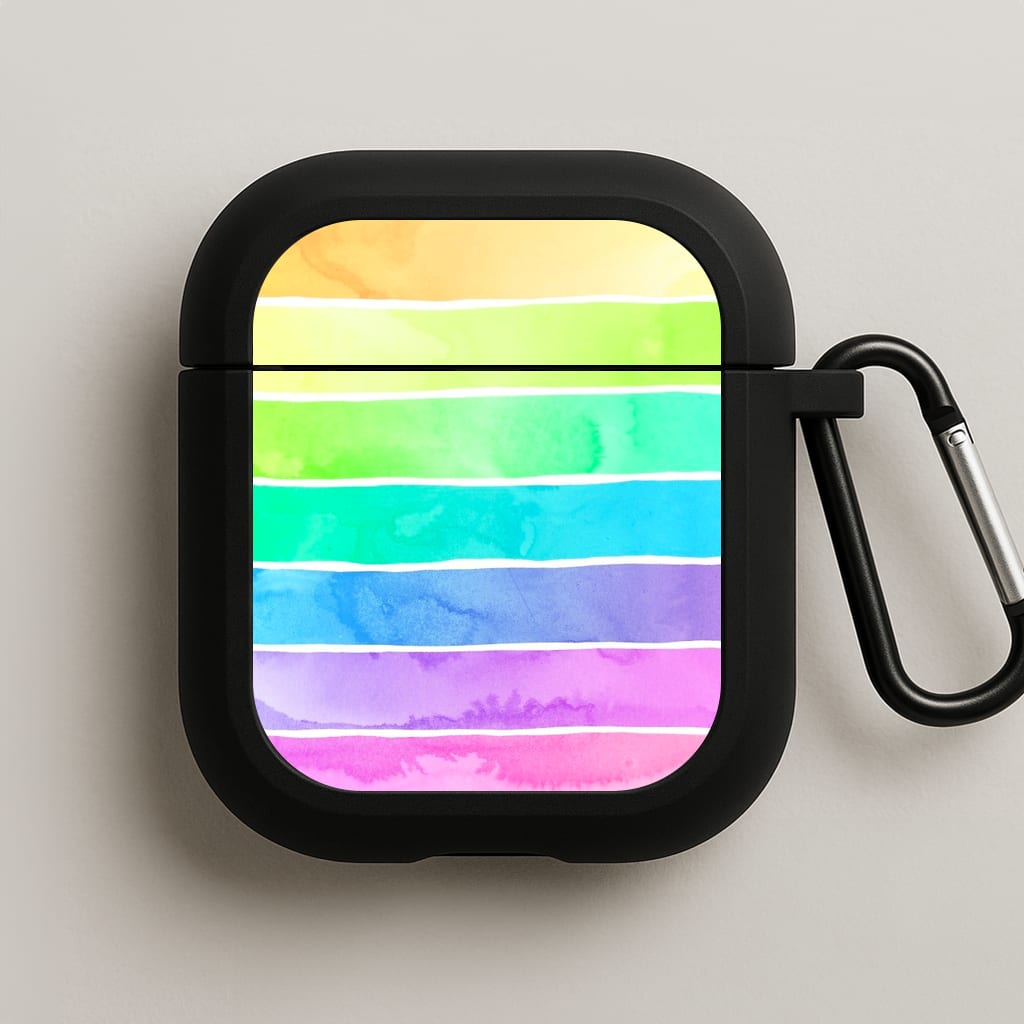 Summer Sorbet Stripes AirPods Case