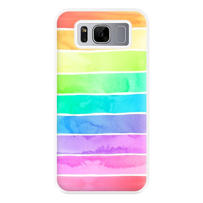 Summer Sorbet Stripes Phone Case for Galaxy S8 Plus