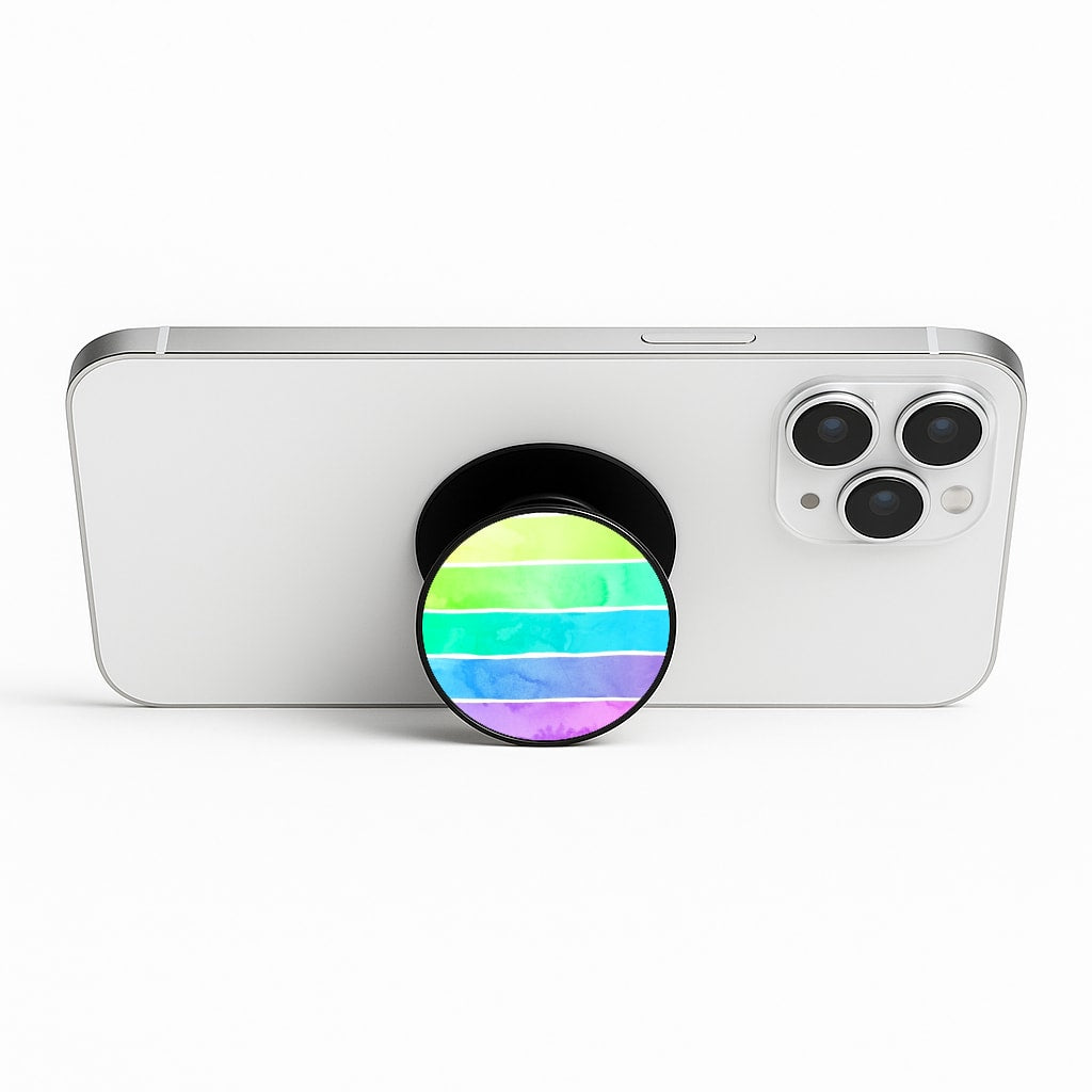 Summer Sorbet Stripes Phone Stand