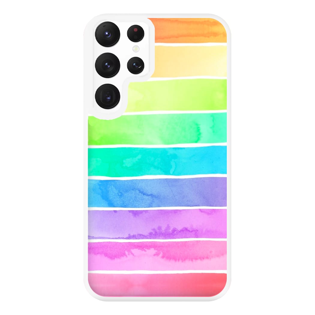 Summer Sorbet Stripes Phone Case for Galaxy S22 Ultra