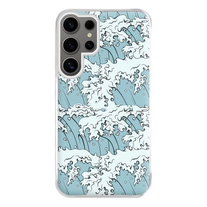 Japanese Waves Phone Case for Galaxy S24 Ultra