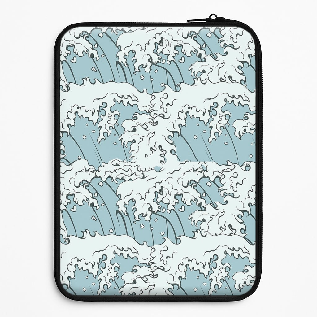 Japanese Waves Laptop Sleeve