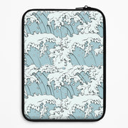 Japanese Waves Laptop Sleeve 1