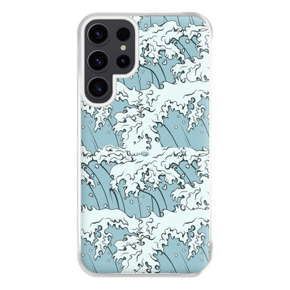 Japanese Waves Phone Case for Galaxy S23 Ultra