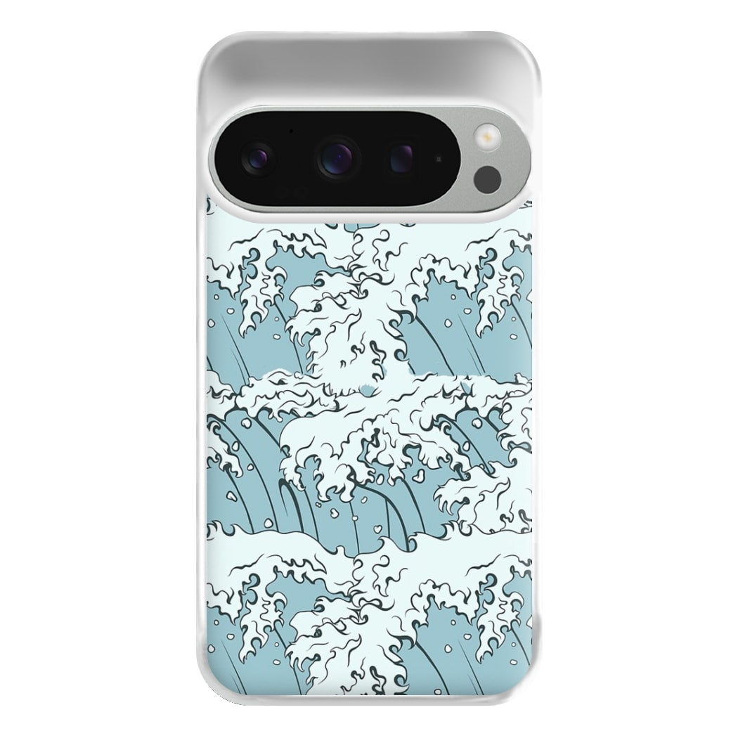 Japanese Waves Phone Case for Google Pixel 9 Pro XL