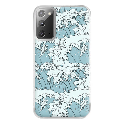 Japanese Waves Phone Case for Galaxy Note 20 Ultra