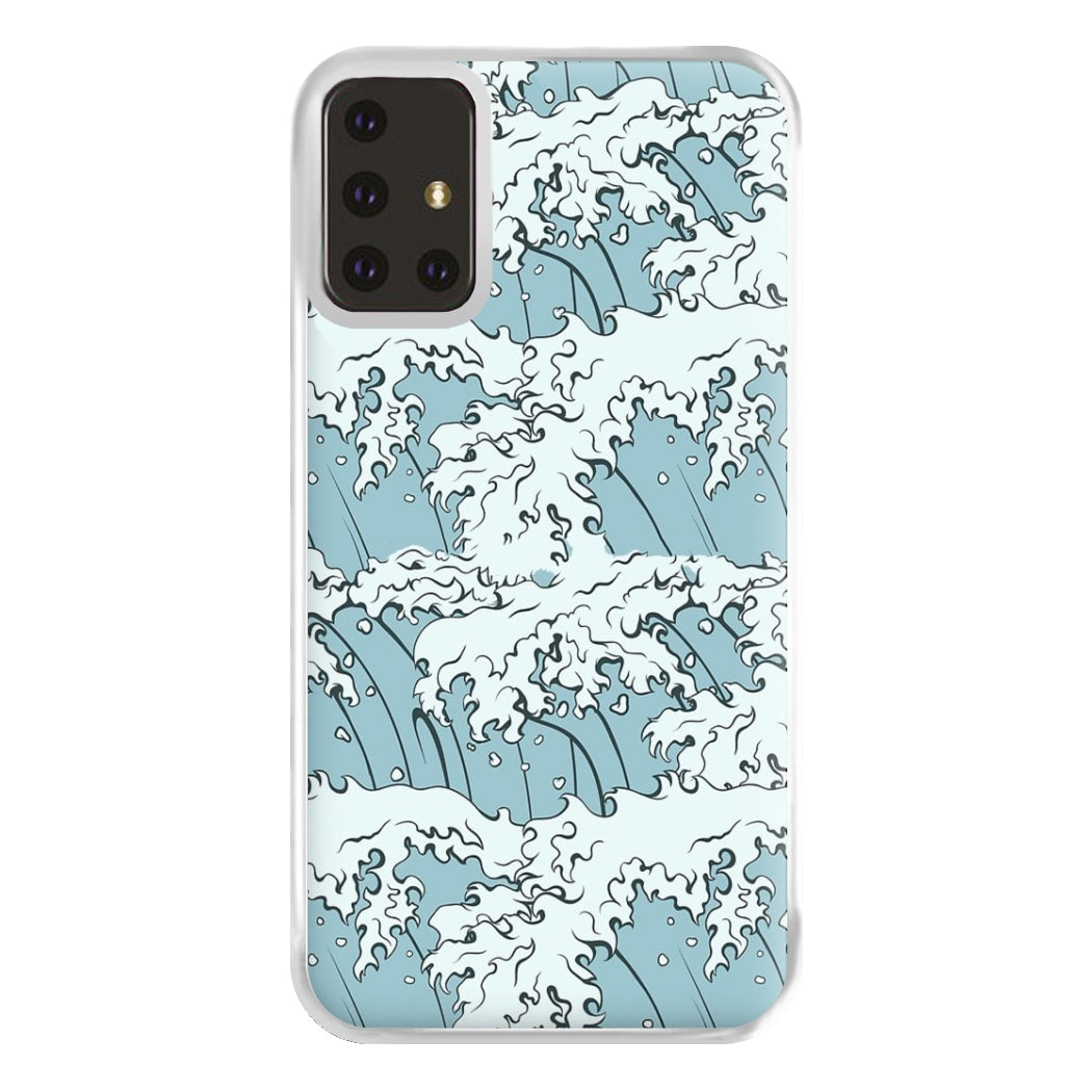 Japanese Waves Phone Case for Galaxy A71