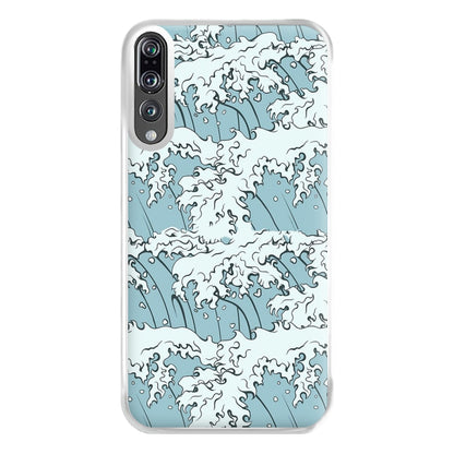 Japanese Waves Phone Case for Huawei P20 Pro