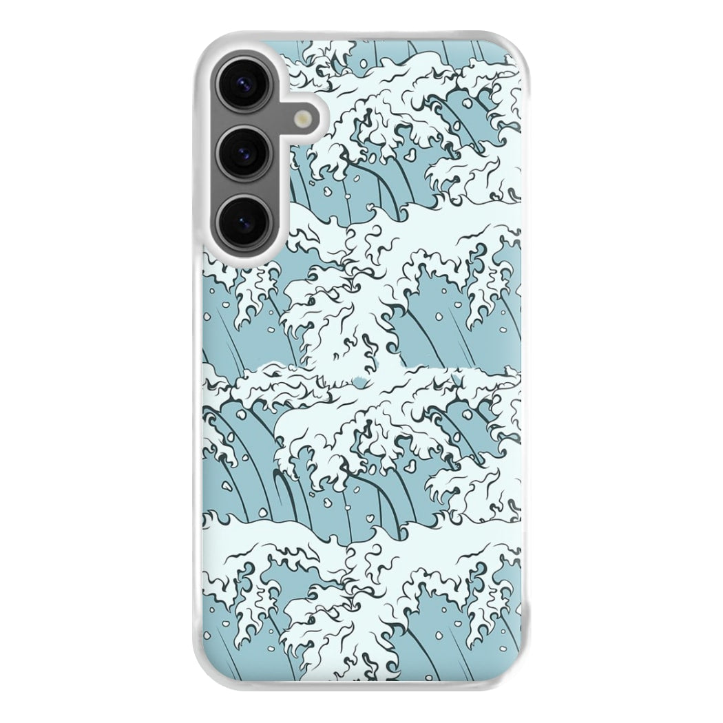 Japanese Waves Phone Case for Galaxy S24FE