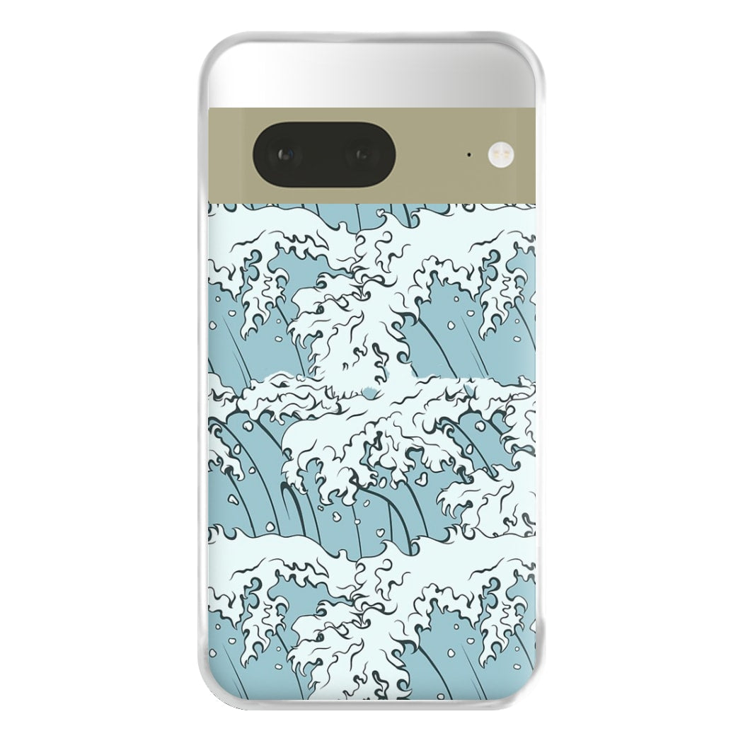 Japanese Waves Phone Case for Google Pixel 7a