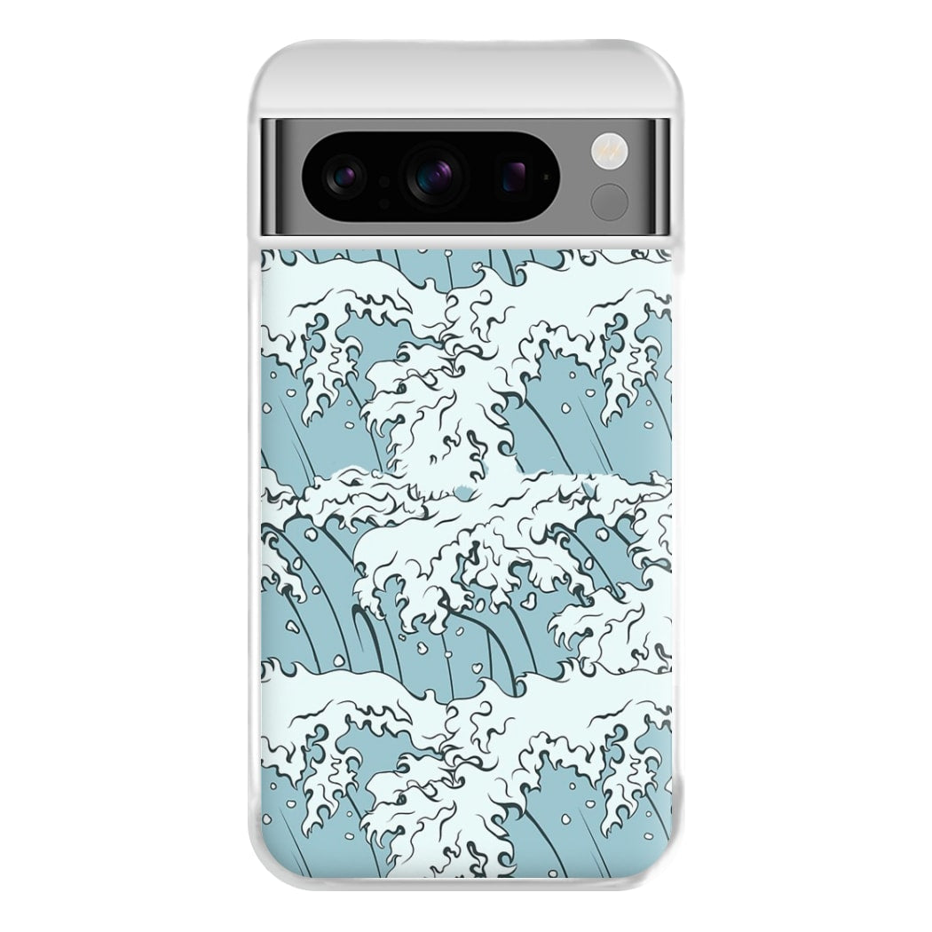 Japanese Waves Phone Case for Google Pixel 8 Pro