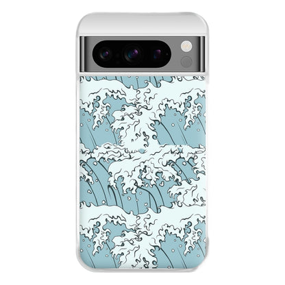 Japanese Waves Phone Case for Google Pixel 8 Pro