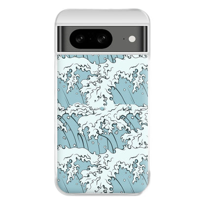 Japanese Waves Phone Case for Google Pixel 8