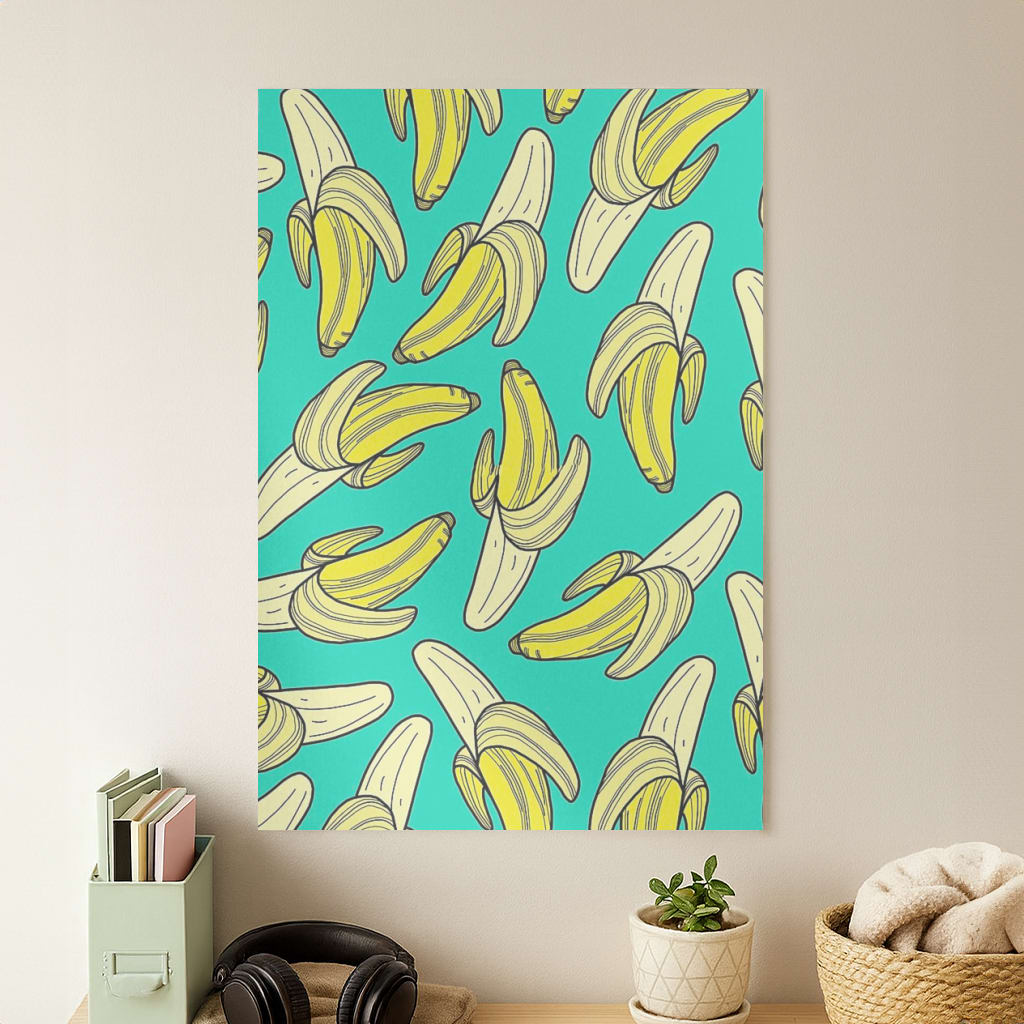 Banana Splat Poster