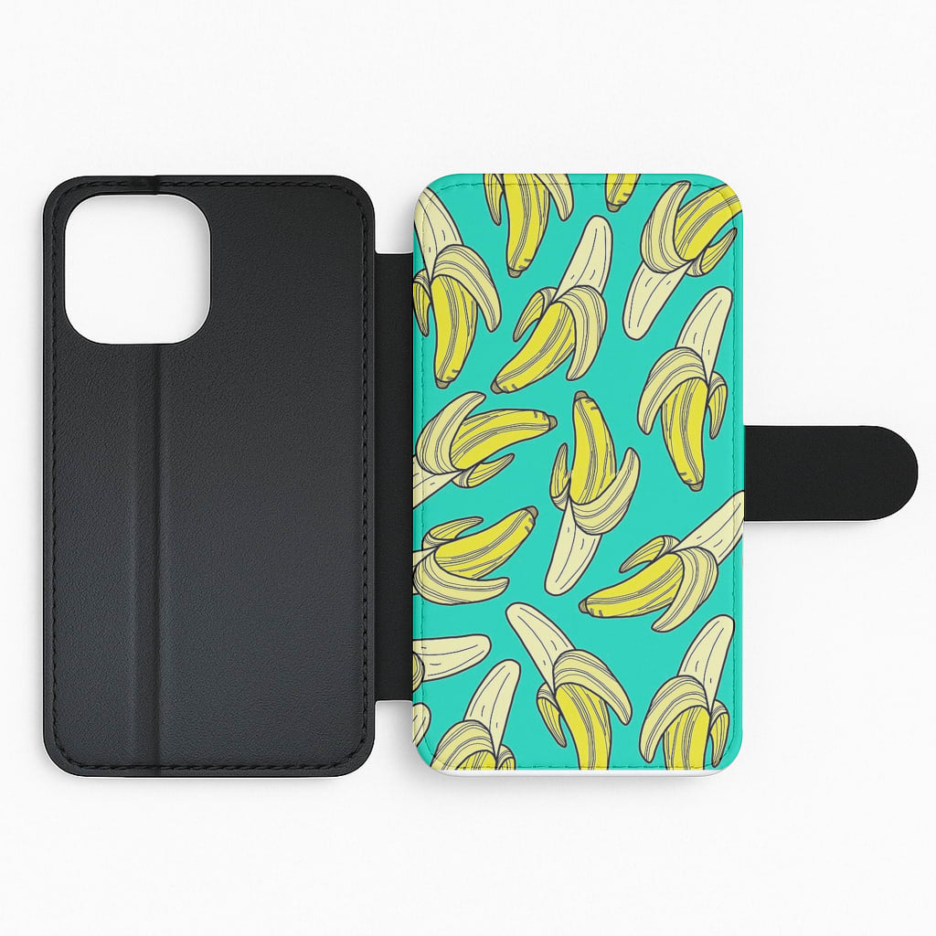 Banana Splat Flip Wallet Phone Case