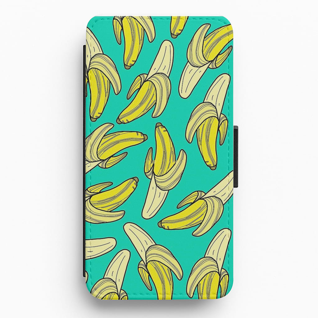 Banana Splat Flip Wallet Phone Case