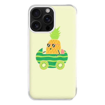 Summer Drive Pineapple Phone Case for iPhone 16 Pro Max