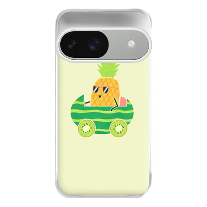 Summer Drive Pineapple Phone Case for Google Pixel 9 / 9 Pro