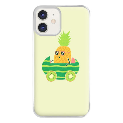 Summer Drive Pineapple Phone Case for iPhone 12 / 12 Pro