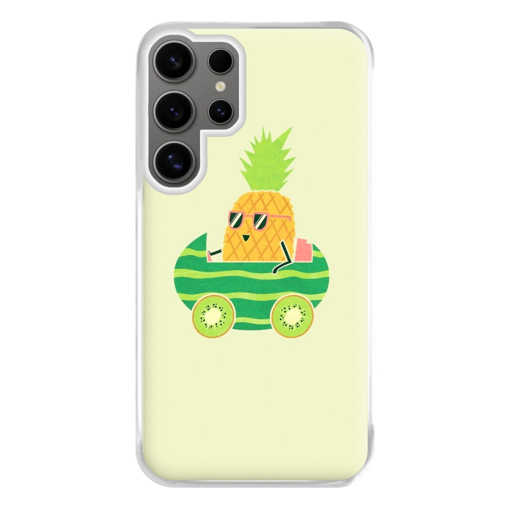 Summer Drive Pineapple Phone Case for Galaxy S24 Ultra