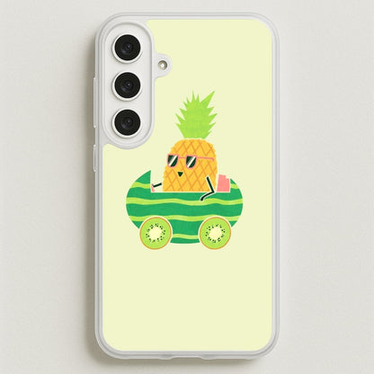 Summer Drive Pineapple Phone Case for Galaxy S25FE