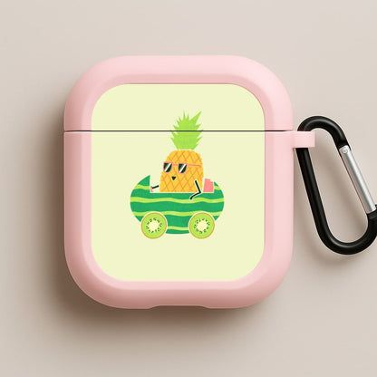 Summer Drive Pineapple Pink AirPods Case