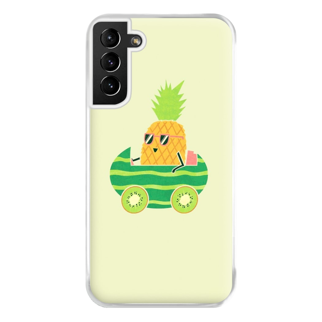 Summer Drive Pineapple Phone Case for Galaxy S21 Plus