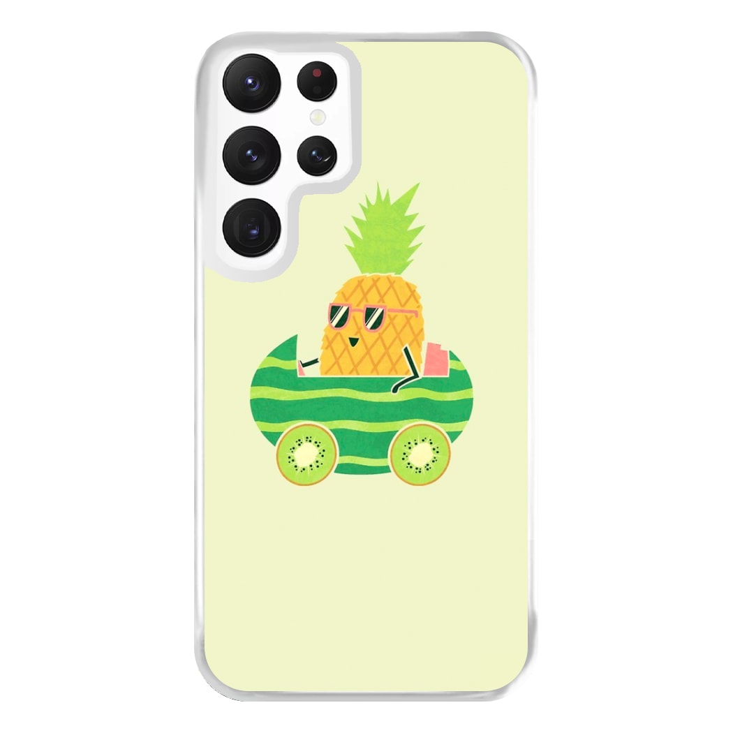 Summer Drive Pineapple Phone Case for Galaxy S22 Ultra