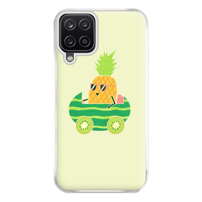 Summer Drive Pineapple Phone Case for Galaxy A12