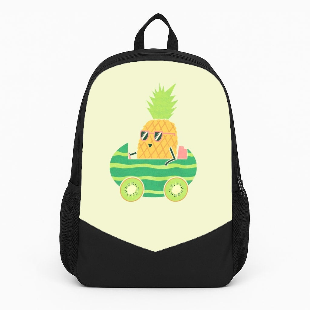 Summer Drive Pineapple Large Backpack