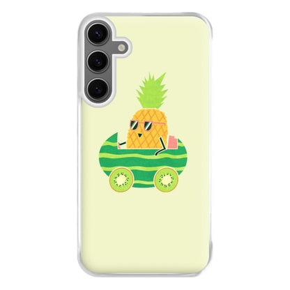 Summer Drive Pineapple Phone Case for Galaxy S24FE