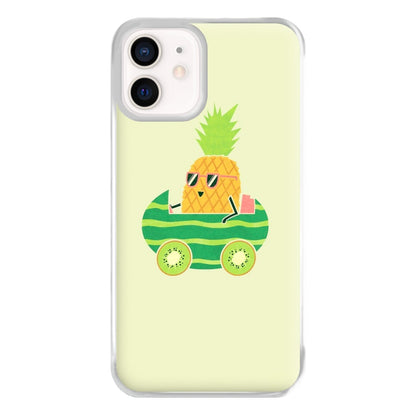 Summer Drive Pineapple Phone Case for iPhone 13 Mini