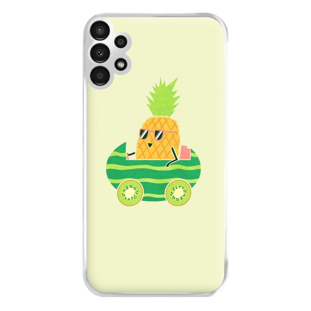 Summer Drive Pineapple Phone Case for Galaxy A13