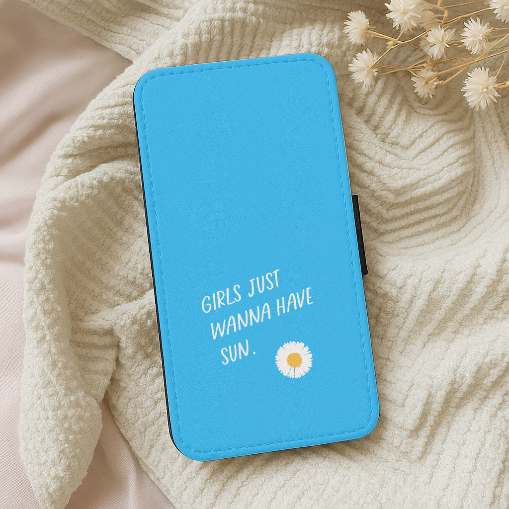 Girls Just Wanna Have Sun - Summer Wallet Phone Case