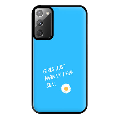 Girls Just Wanna Have Sun - Summer Phone Case for Galaxy Note 20 Ultra