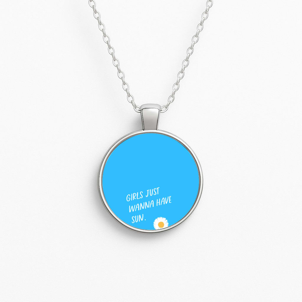 Girls Just Wanna Have Sun - Summer Circle Necklace