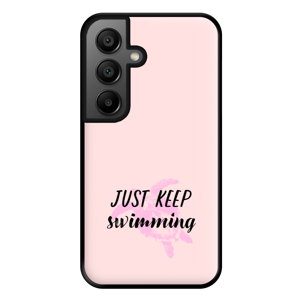 Just Keep Swimming - Summer Phone Case for Google Pixel 8