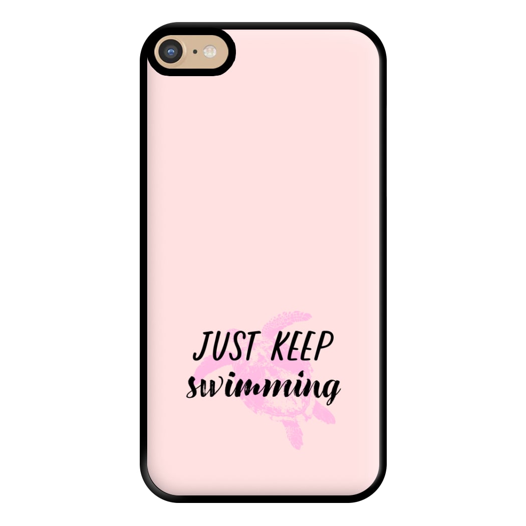 Just Keep Swimming - Summer Phone Case for iPhone 6 Plus / 7 Plus / 8 Plus