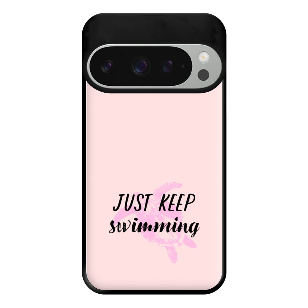 Just Keep Swimming - Summer Phone Case for Google Pixel 9 Pro XL