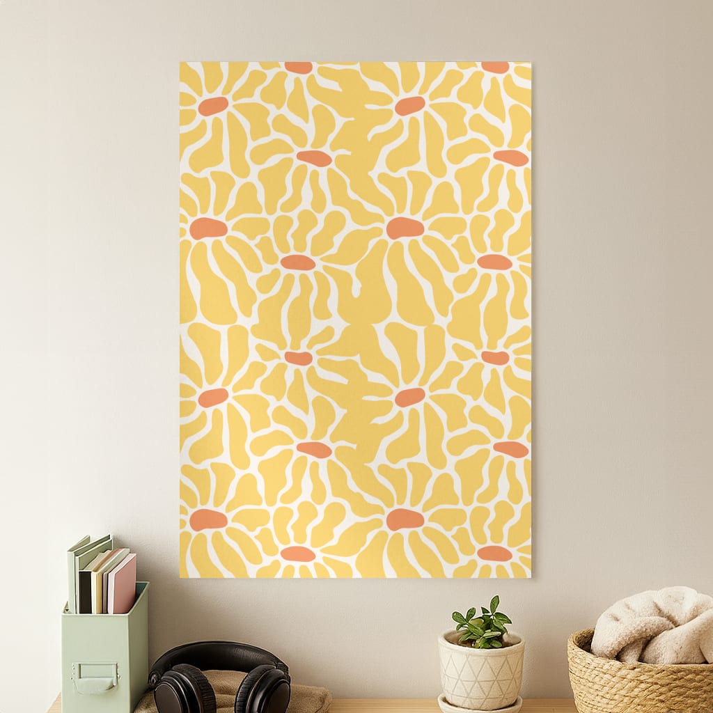 Yellow Flowers - Summer Poster