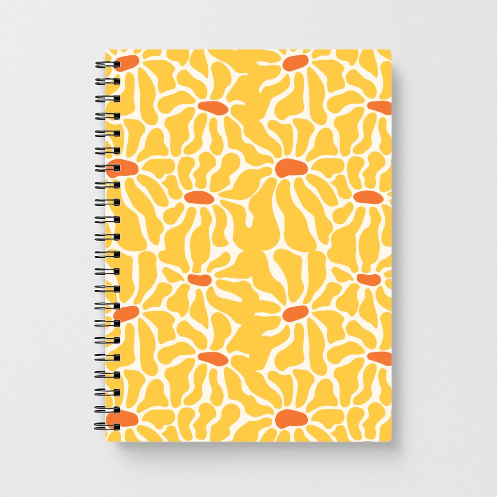 Yellow Flowers - Summer Notebook