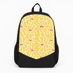 Yellow Flowers - Summer Large Backpack